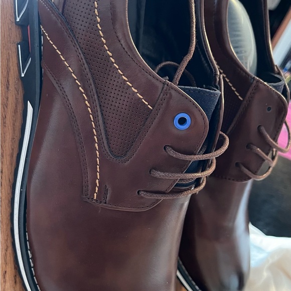 Men's Business casual Dress Shoes Comfortable Oxford Superior Flexural Leather - Picture 9 of 10